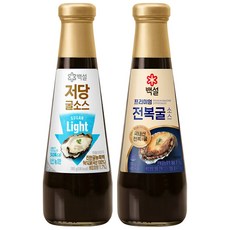 백설굴소스(저당350g+프리미엄전복350g), 1세트, 700g