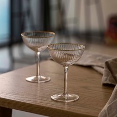 喚 HUAN 手工吹製酒杯 甜點杯, 1個, 高腳描金杯