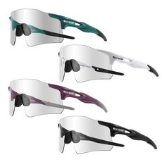 시그니처베이지 스포츠 자전거 편광 변색 고글 선글라스 YPZ155, 변색 블랙, 1개