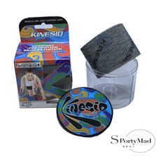 Kinesio 美國原裝進口 肌能系極致款運動貼布 附贈高級收納盒 貼紮協會唯一指定使用 4色 [多件優惠], 黑色 1卷, 1個