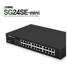 ipTIME 기가비트 스위칭허브, SG24SE-mini, 1개