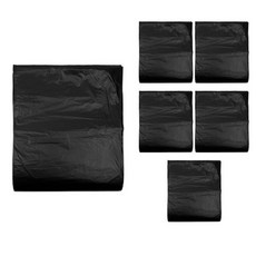 월드크린 분리수거 배접 비닐봉투 검정, 60L, 300개