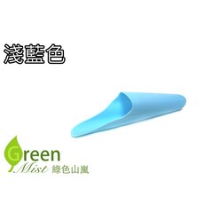 日式窄口桶鏟 盆栽園藝專用 精準鏟土 耐用易潔, 1個, 淺藍色