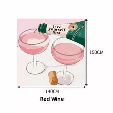 휴대용 비치 매트 방수 모래방지 야외 캠핑 시트 쿠션 내구성 폴리에스터 그라운드 커버, 5. 초슬림 비치 매트 와인색 140*150CM