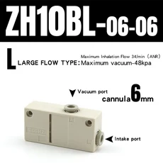 SMC 타입 공압 제조기 ZH05BS ZH13BS08-10 이젝터, 15 ZH10BL-06-06