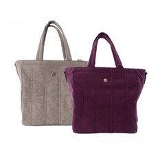 콜핑 포니 사계절여성 퀼팅포인트 토트백(KVB3396U 007), 핑크그레이