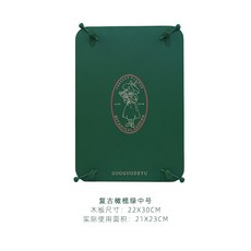 植物標本壓花器實木工具包，DIY乾燥花製作，手工藝材料，樹恭弘 叶 恭弘花瓣蔬菜水果標本, 1個, 復古橄欖綠中號 手工上色,乾花包