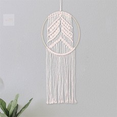 G.L.S 우드 링 마크라메 장식품