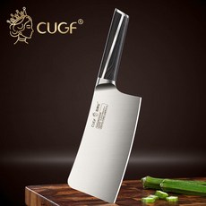 CUGF 廚貴妃 304Cu不鏽鋼菜刀 3MM厚度 鋒利耐用 適用於砍骨, 1個