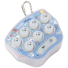 掌上打地鼠遊戲機 復古懷舊減壓玩具 掌上型迷你遊戲機, 白色