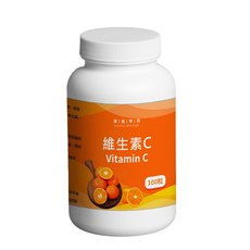 康麗寶得-維生素C膠囊[0.5公克/1粒]（100粒/1瓶）X1瓶, 1個, 100顆