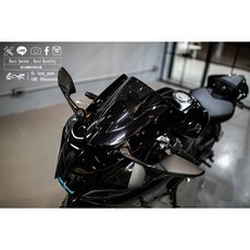 YZF-R7 R6 改裝 加高風鏡 原廠精品型，提升騎乘舒適度與高速穩定性, 透明, 1個