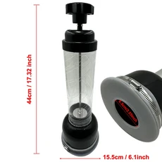 송아지동물호흡기 호흡 펌프 농장 돼지용 가래 흡입, 1)transparent