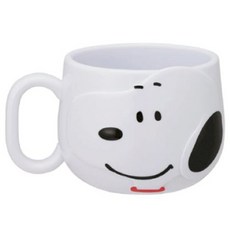 스누피 머그컵 머그잔 티머그 찻잔 미니컵, 2개, 흰색