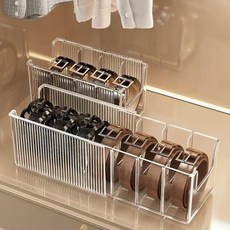 옷장용 벨트 정리함 2 팩 서랍용 렌제리 옷장 확장 가능한 수납함 매장 타이 속옷 마스크