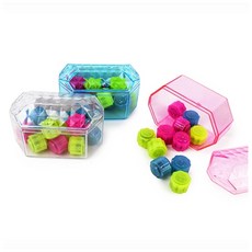 크리스탈 공기놀이 세트 투명 어린이 놀이용품