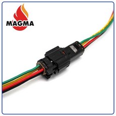 4P 방수 커넥터 연결코드 하네스 전원 전기 케이블 853084, 4P 방수 커넥터 연결코드 하네스 전원 전기 케이블 8
