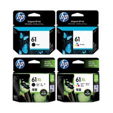 HP No.61/61XL 原廠墨水匣 CH561WA/CH562WA/CH563WA/CH564WA 適用 Deskj, No.61XL/CH564WA 三色高容, 1個