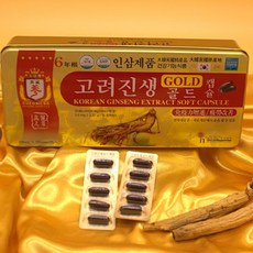 고려진생 골드 캡슐 120캡슐 6년근 인삼 선물, 120회분, 1개