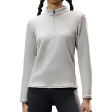 Makone 여성 반집업 아웃도어 플리스 풀오버 티셔츠 바람막이 내피 심플