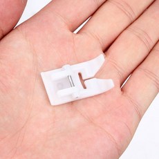 家用多功能縫紉機工具單賣卷邊壓腳鎖邊隱形拉鏈包邊塑料打褶配件, 多功能皮革壓腳, 1個