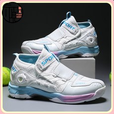 情侶羽毛球鞋男女訓練防滑減震網球透氣運動穿越2.0MID典藏版科技