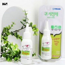 귀 세정제 100ml 강아지귀세정제 반려견귀청소 강아지귀클리너