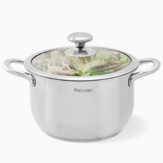 파쿠젠 3중바닥 IH 인덕션 스텐냄비 양수, 스텐 양수냄비, 1개, 24cm
