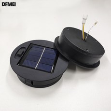 DFMEI 鐵藝鏤空投影燈太陽能戶外防水庭院花園水壺燈草坪景觀地插裝飾燈, 燈盒:如圖