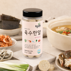 토종마을 [토종마을] 육수한알 코인육수 간편 국물내기 HACCP인증 마마코인 30코인 4g x 30정 1통, 1박스