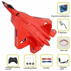 신형 비행기 무종 비행 모델 글라이더 폼, 1개, 6. su57 red