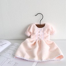 엄마선물 귀여운 원피스모양 주방 손타올 핸드타월 쿠킹클레스, 핑크