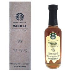 스타벅스 바닐라 시럽 280ml, 1개