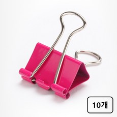 컬러 더블크립 (랜덤색상), 10개, 특소