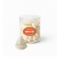 [메잌미] 바다 어항 수조 조개껍데기, 300g, 화이트