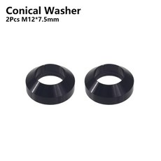 [호환제품] 자전거 스루 액슬 와셔 M15x0.5mm/1mm/2mm M12x7.5mm 스페이서 허브 튜브 샤프트 꼬치 플랫 원