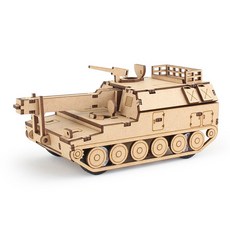 영공방 K10 탄약보급장갑차 풀백 나무모형 조립키트 TM-579, 1개