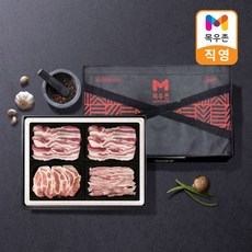 목우촌 1등급 한돈 선물세트 냉장 1.8kg 삼겹살 500g 2개 목살 500g 항정살 300g, 삼목 한돈 선물세트