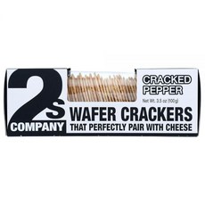 2's Company 치즈용 크래킹 페퍼 웨이퍼 크래커 99.2g(3.5온스), 1