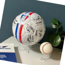 루체트리 받침대 농구공 아크릴받침대 공거치대 진열대 사인공 야구공 축구공, S size