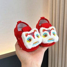 虎頭鞋嬰兒1週歲鞋子老虎鞋男寶寶布鞋軟底學步抓週女寶寶鞋春秋2