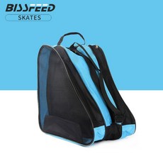 스케이트 스키 보드 롤러스케이트 수납 가방 스포츠 선수 장비 대용량 숄더백, 블루+스케이트 말뚝 5개, 1개