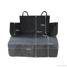 桃園出貨 車載加厚保護墊suv抗污防水狗狗長途必備越野後備箱墊全包圍寵物, 1個, 基礎款【暗夜黑】+防水
