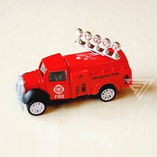 【台灣出貨】仿真消防車合金車 1/64模型車 消防救援玩具, 2, 1個
