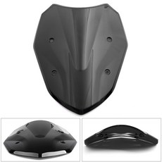 BMW S1000XR 2014-2019 ABS抗壓擋風鏡, Black, 1個