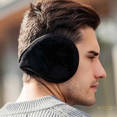 콩콩 스포츠 귀마개 2개 겨울귀마개, 블랙 블랙