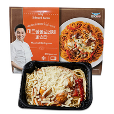한우물 에드워드권 셰프 / 미트볼 볼로네제 파스타 / 스마일유통 맛있는 냉동스파게티, 1개, 310g
