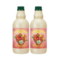 복음자리 제로 복숭아 아이스티 1.47L 2개세트, 2개
