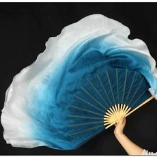 너울부채 대형 실크 대나무 접이식 한국 무용 춤 부채