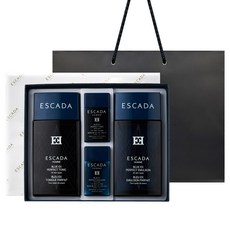 에스까다 옴므 블루EX 스킨케어 2종 세트 + 쇼핑백, 1개